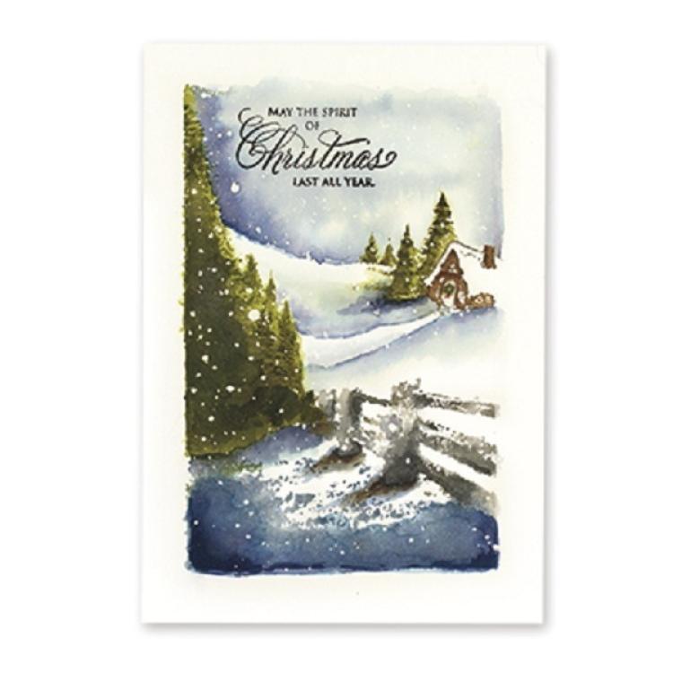 Penny Black Cling Stamp Hidden Lane