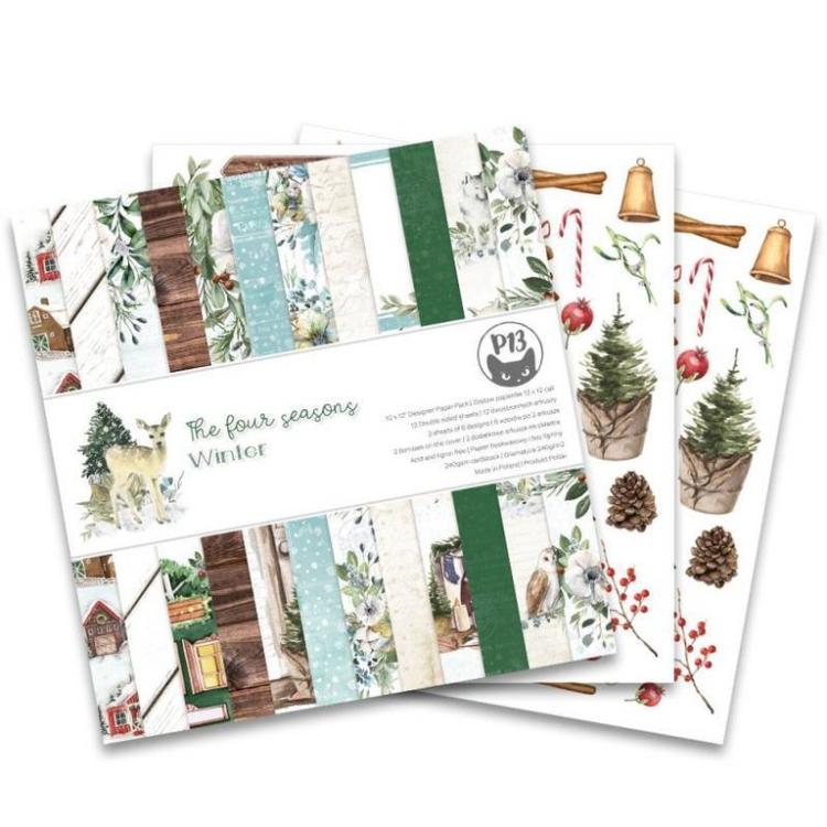 Piatek13 Paper Pad 12x12 The Fours Seasons Winter