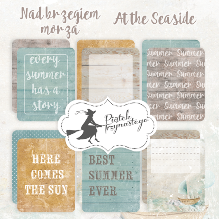 SALE Piatek 13 Journaling Cards At the Seaside #130