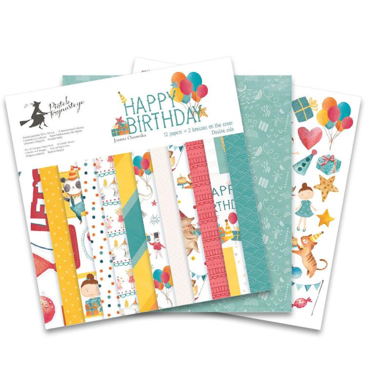 Piatek 13 Paper Pad 12x12 Happy Birthday #415