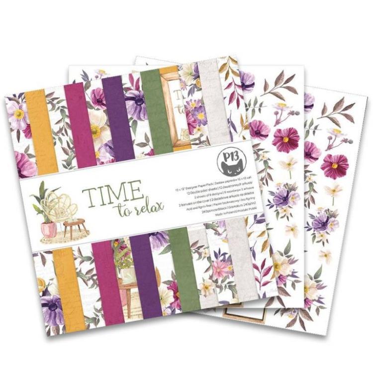 Piatek 13 Paper Pad 12x12 Time to Relax