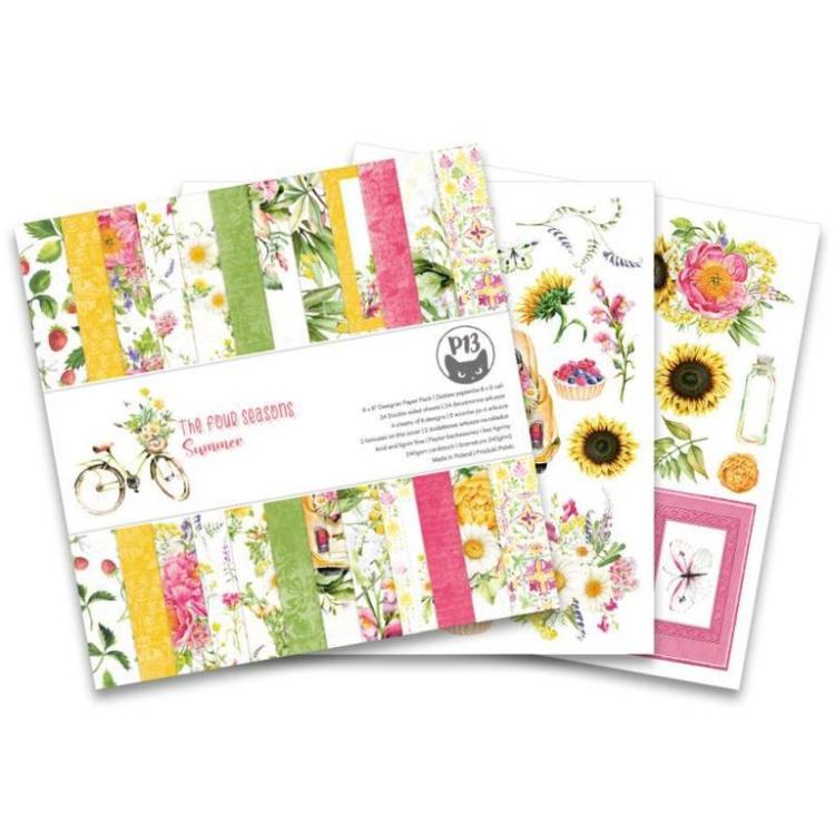 Piatek 13 Paper Pad 6x6 The Four Seasons Summer