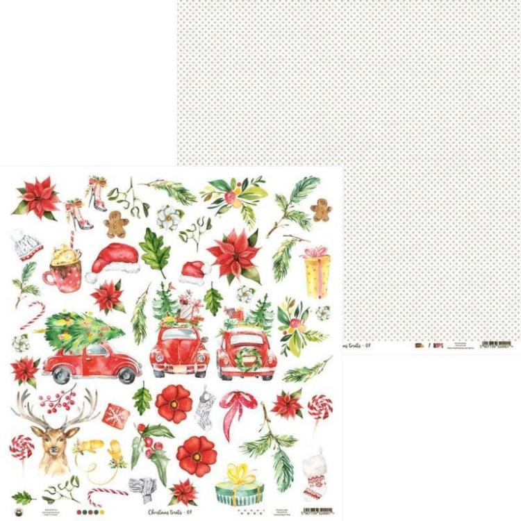 Piatek 13 Paper Sheet Set 12x12 Christmas Treats 07