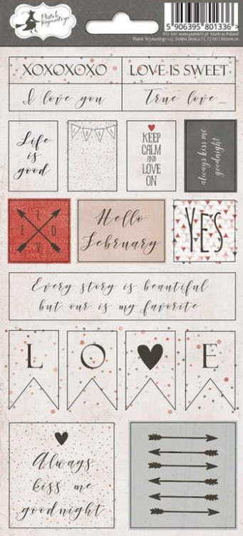 SALE Piatek 13 Sticker Sheet Colors of Love 02 #160