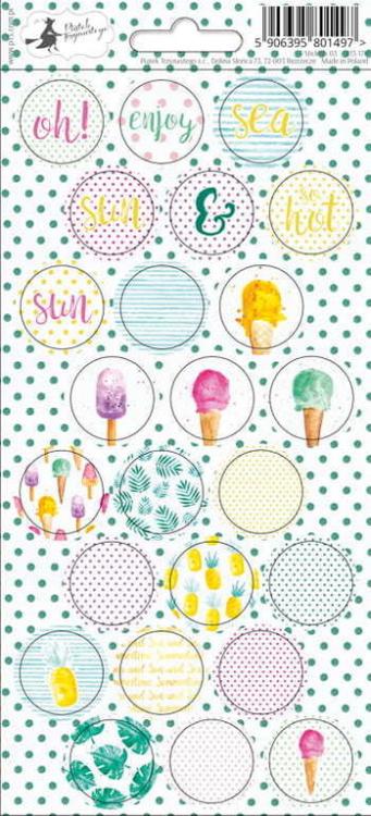 SALE Piatek 13 Sticker Sheet Summertime 03 #176