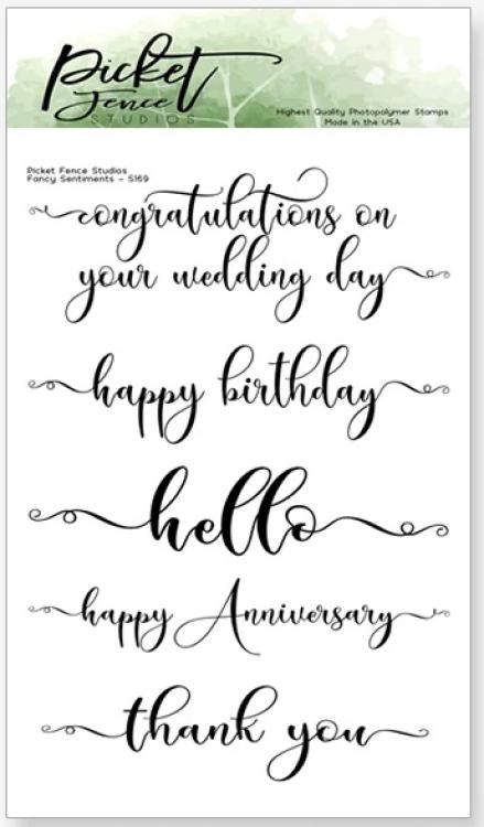 Picket Fence Studios Fancy Sentiments
