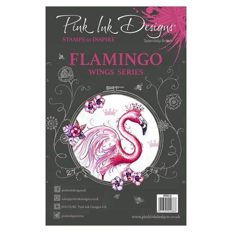 Pink Ink Designs Clear Stamp Set Flamingo