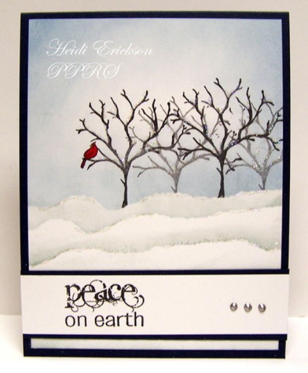 Prickley Pear Cling Stamps  Bare Branch Tree #1