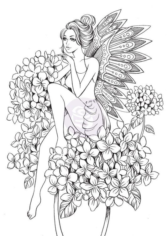 Prima Marketing Cling Stamp Angelica #590826