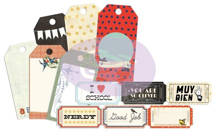 Prima Marketing Die Cuts Tag Me School Memories
