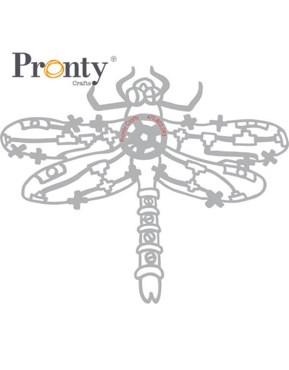 Pronty Crafts Stencil Steampunk Dragonfly