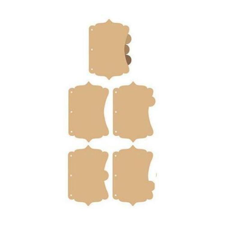 Pronty Mini Album Scrapbook Tabbed Vintage
