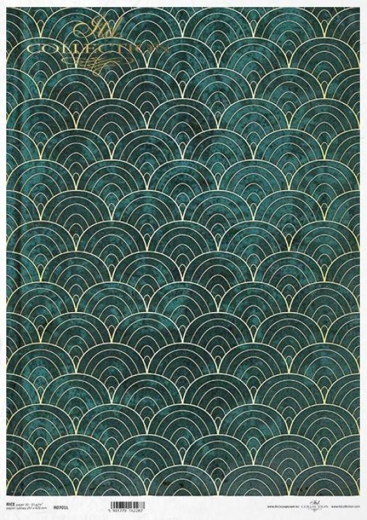 R0701L ITD Collection Art Deco A3 Rice Paper
