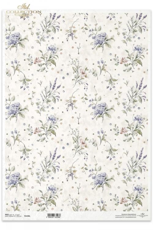 R1436L ITD Collection Floral Wallpaper A3 Rice Paper