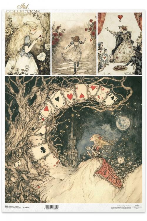 R1480L ITD Collection Alice's Magic A3 Rice Paper