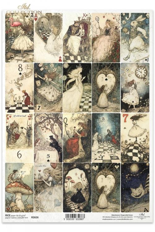 R2626 ITD Collection Alice's Magic A4 Rice Paper