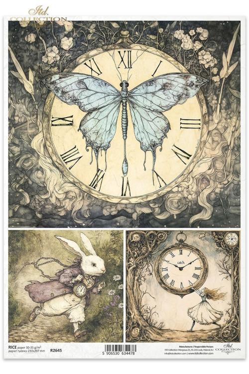 R2645 ITD Collection Alice's Magic A4 Rice Paper