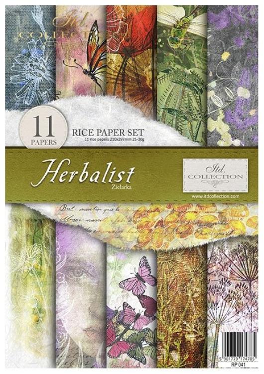 RP041 ITD Collection A4 Rice Paper Set Herbalist
