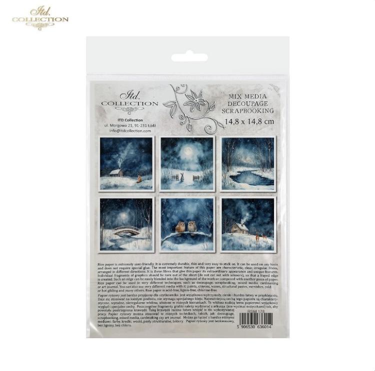RSM178 ITD Collection Winter´s Tale Mini Rice Paper Set