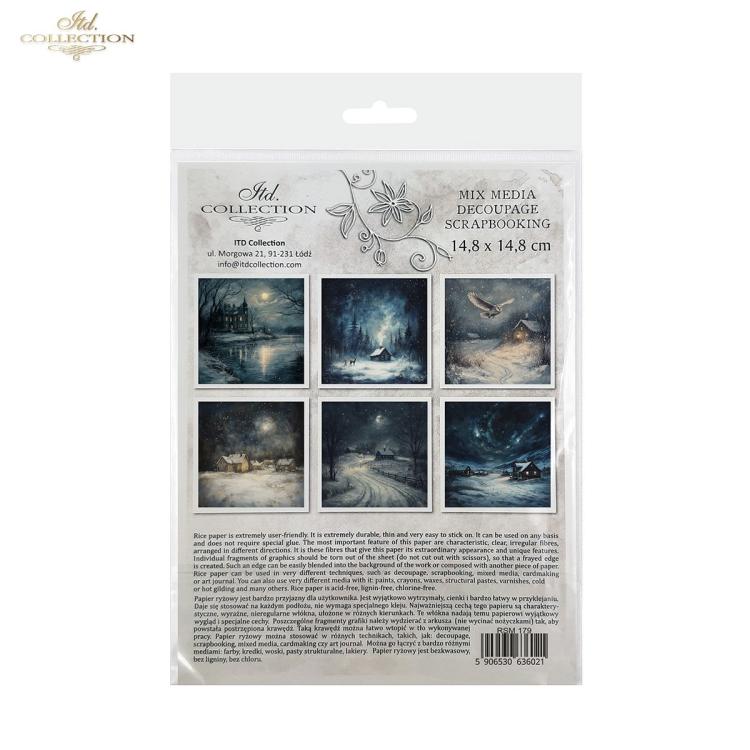 RSM179 ITD Collection Winter´s Tale Mini Rice Paper Set