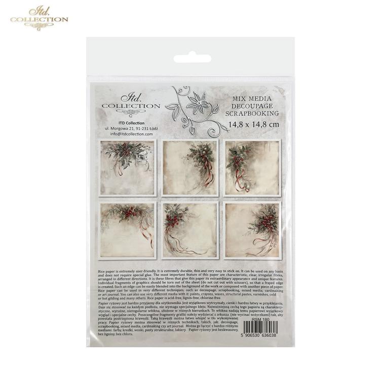 RSM180 ITD Collection Winter´s Tale Mini Rice Paper Set