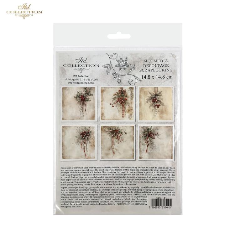 RSM181 ITD Collection Winter´s Tale Mini Rice Paper Set