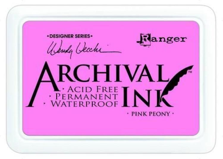 Ranger Archival Ink Pad  Pink Peony