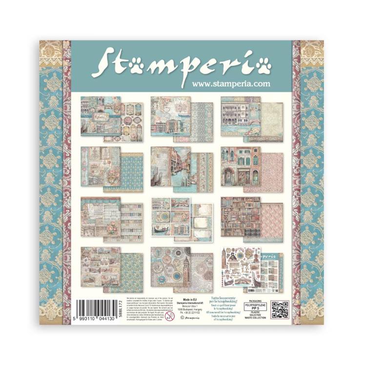 SBBL172 Stamperia Venice City of Art 12x12 Inch Paper Pack