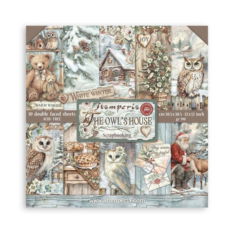 SBBL174 Stamperia The Owl's House 12x12 Inch Paper Pack