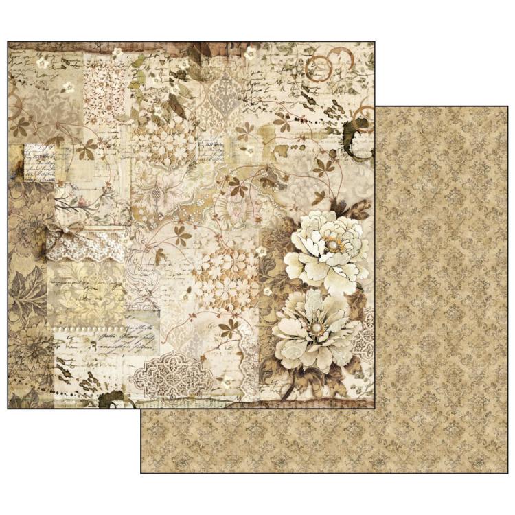 Stamperia 12x12 Paper Pad Old Lace