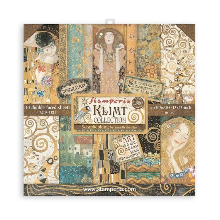 Stamperia 12x12 Paper Pad Klimt #SBBL97