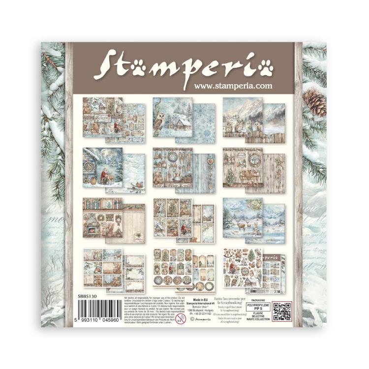 SBBS130 Stamperia The Owl's House 8x8 Paper Pad