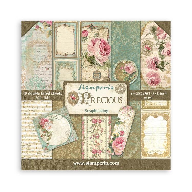 SBBS95 Stamperia Precious 8x8 Paper Pad