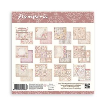 SBBS96 Stamperia Romance Forever 8x8 Paper Pad