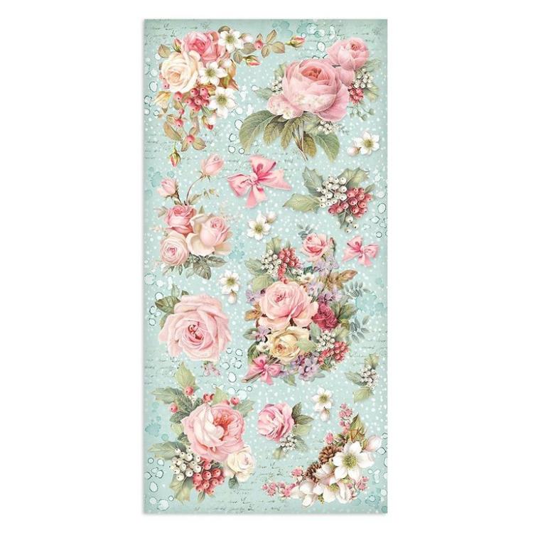 Stamperia Collectable 15x30cm Pink Christmas #09