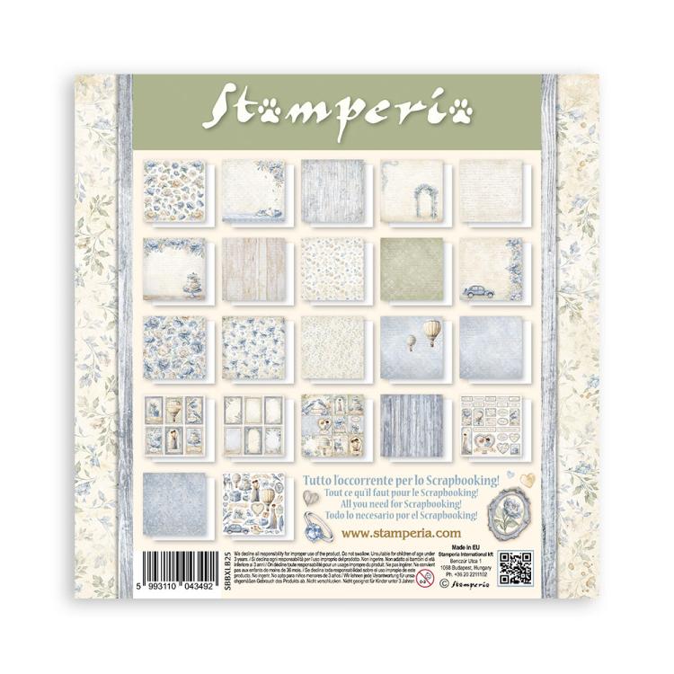SBBXLB25 Stamperia Timeless 12x12 MAXI Paper Pad