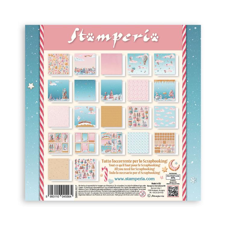 SBBXLB27 Stamperia Candy Christmas 12x12 MAXI Paper Pad