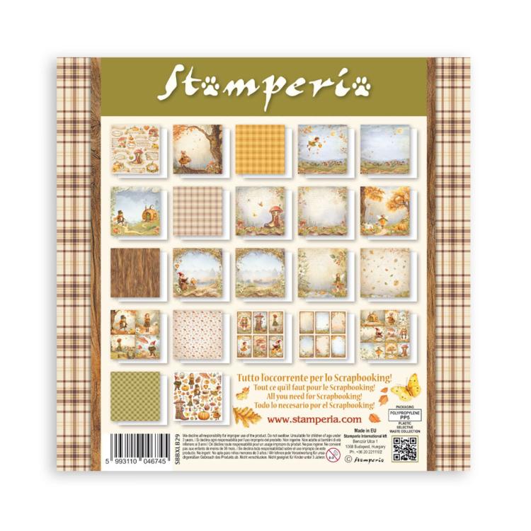 SBBXLB29 Stamperia Whispering Woods 12x12 MAXI Paper Pad