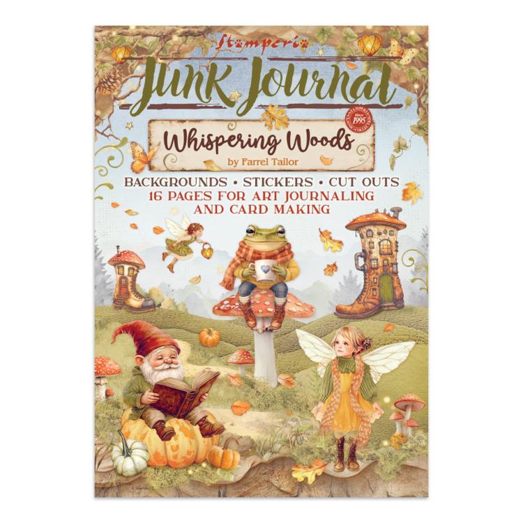 SBJK04 Stamperia Whispering Woods Junk Journal