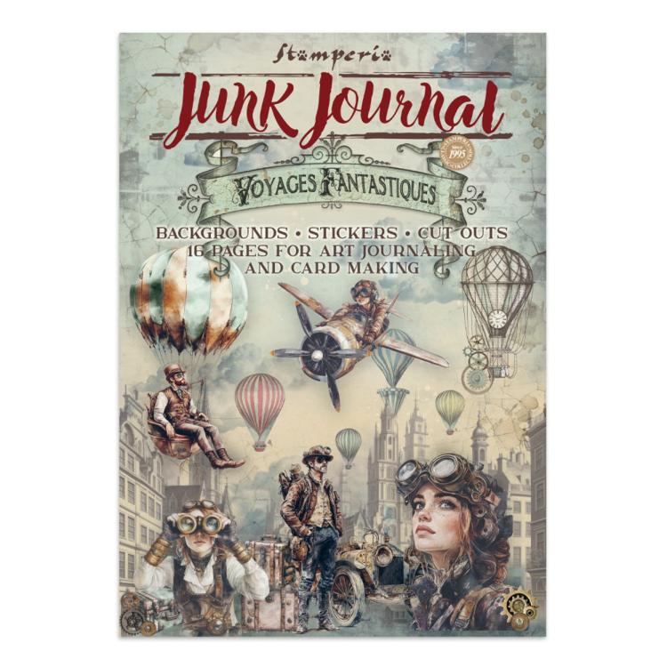 SBJK05 Stamperia Voyages Fantastiques Junk Journal