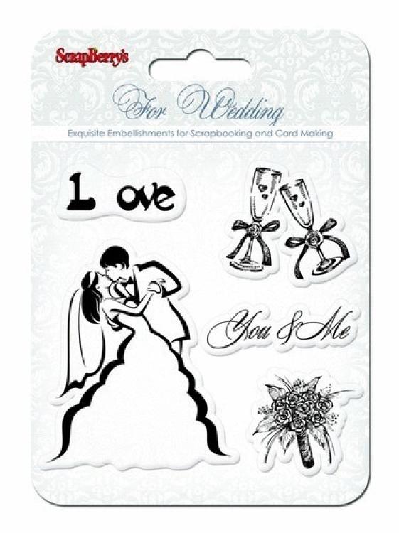 ScrapBerry´s Stempel For Wedding - You & Me