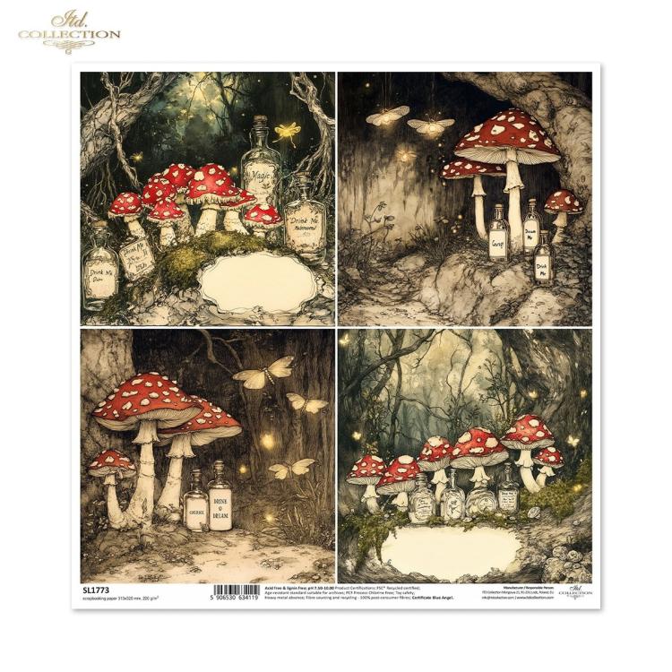 SL1773 ITD Collection Alice's Magic 12x12 Paper Sheet