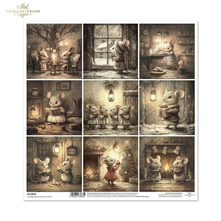 SL1810 ITD Collection Winters Tale 12x12 Paper Sheet