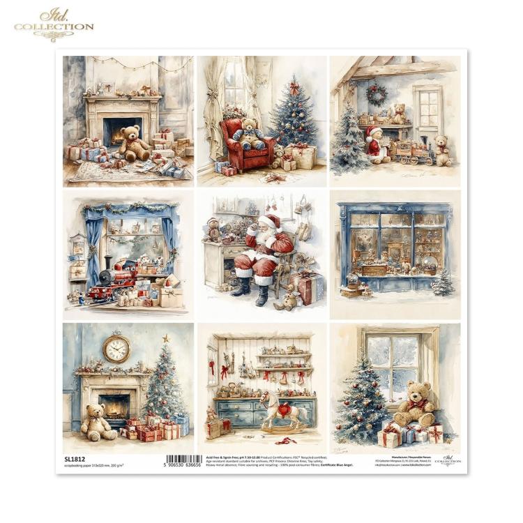 SL1812 ITD Collection Winters Tale 12x12 Paper Sheet