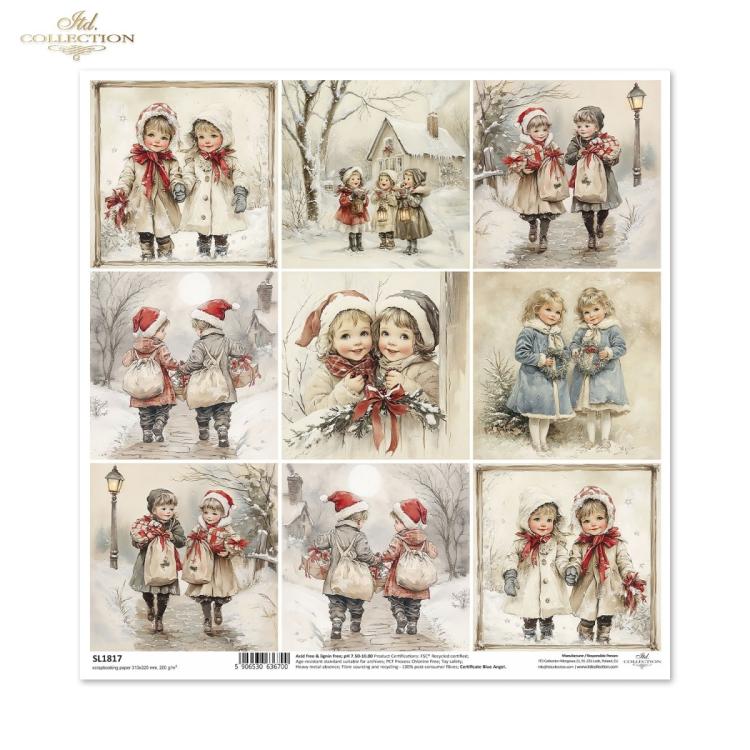 SL1817 ITD Collection Winters Tale 12x12 Paper Sheet