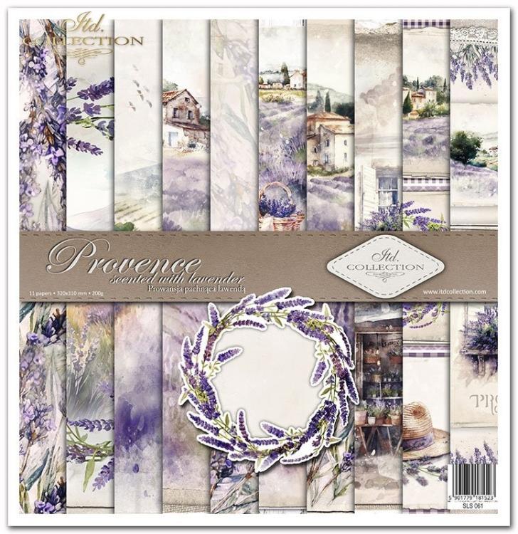 SLS061 ITD Collection Provence 2 Scented with Lavender 12x12 Paper Pad