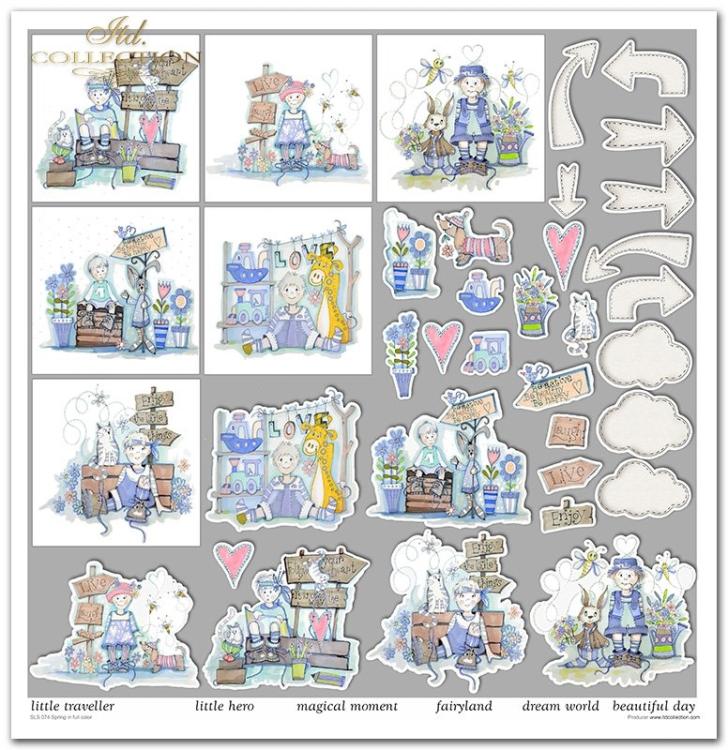 SLS074 ITD Collection Spring in Full Color 12x12 Paper Pad