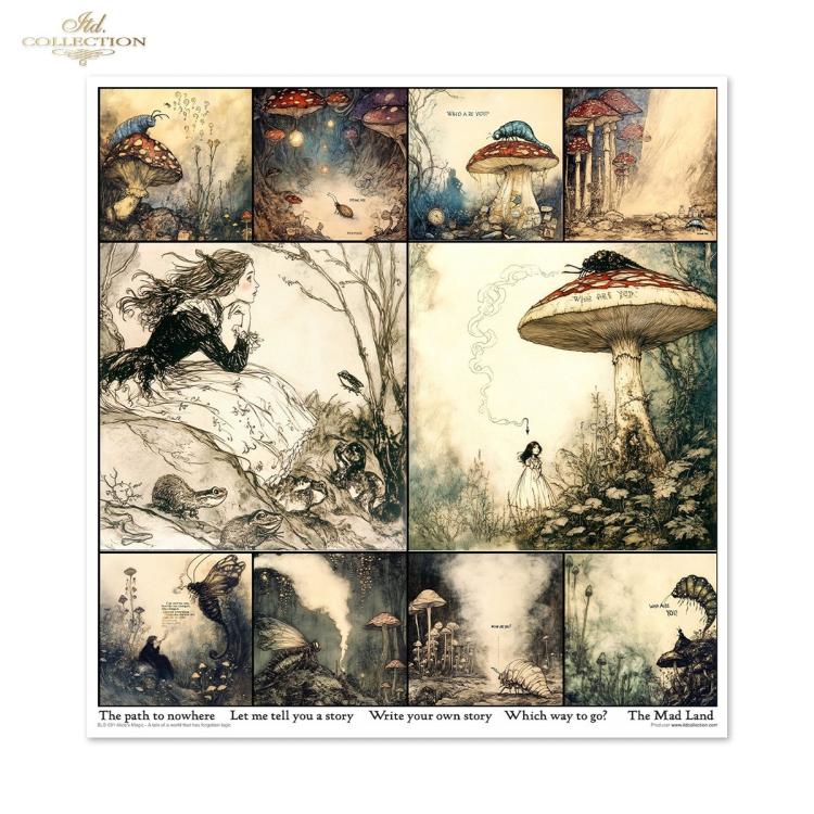 SLS091 ITD Collection Alice's Magic 12x12 Paper Pad vol I