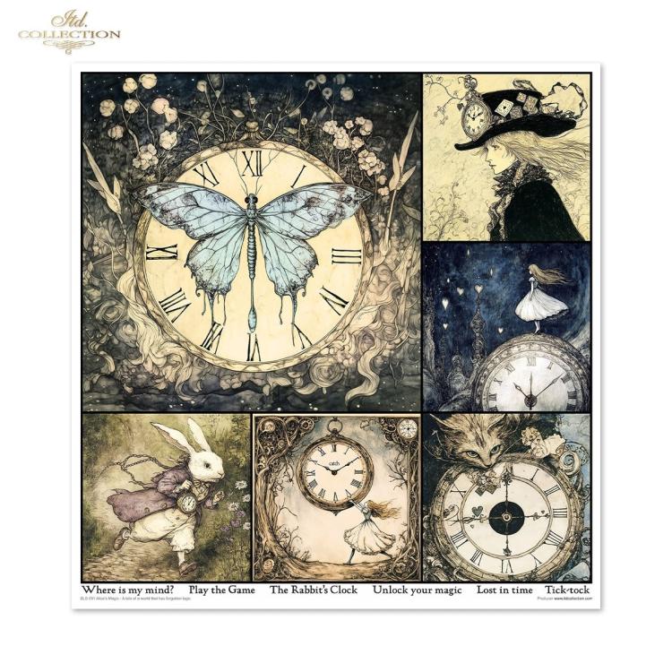 SLS091 ITD Collection Alice's Magic 12x12 Paper Pad vol I