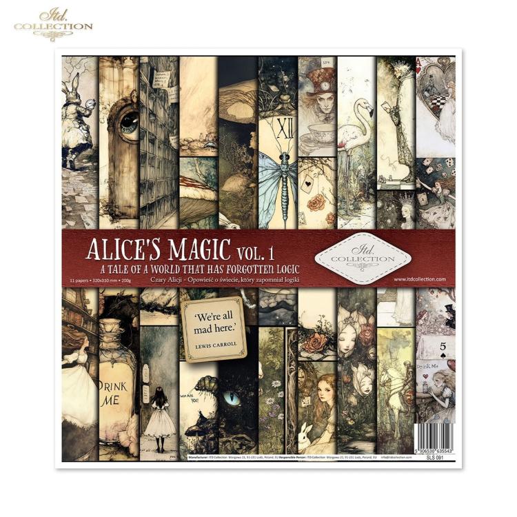 SLS091 ITD Collection Alice's Magic 12x12 Paper Pad vol I